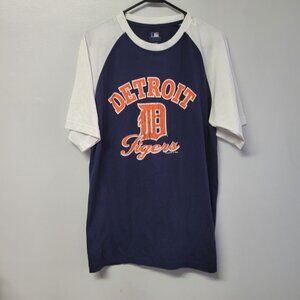 Detroit Tigers Tee Shirt Baseball MLB Fan Womens Large Michigan Comerica Park
